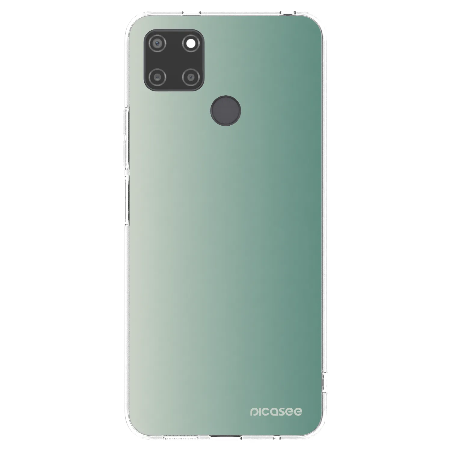 Picasee Realme C21Y Hülle - Transparentes Silikon - Misty Sage