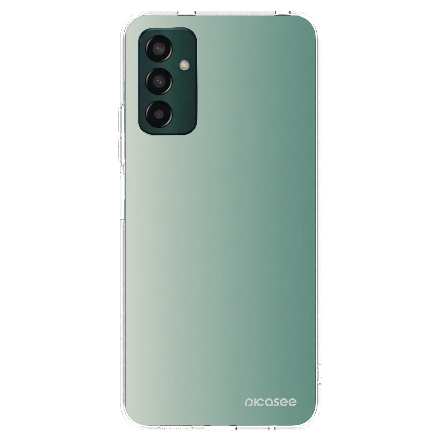 Picasee Samsung Galaxy M13 M135F Hülle - Transparentes Silikon - Misty Sage