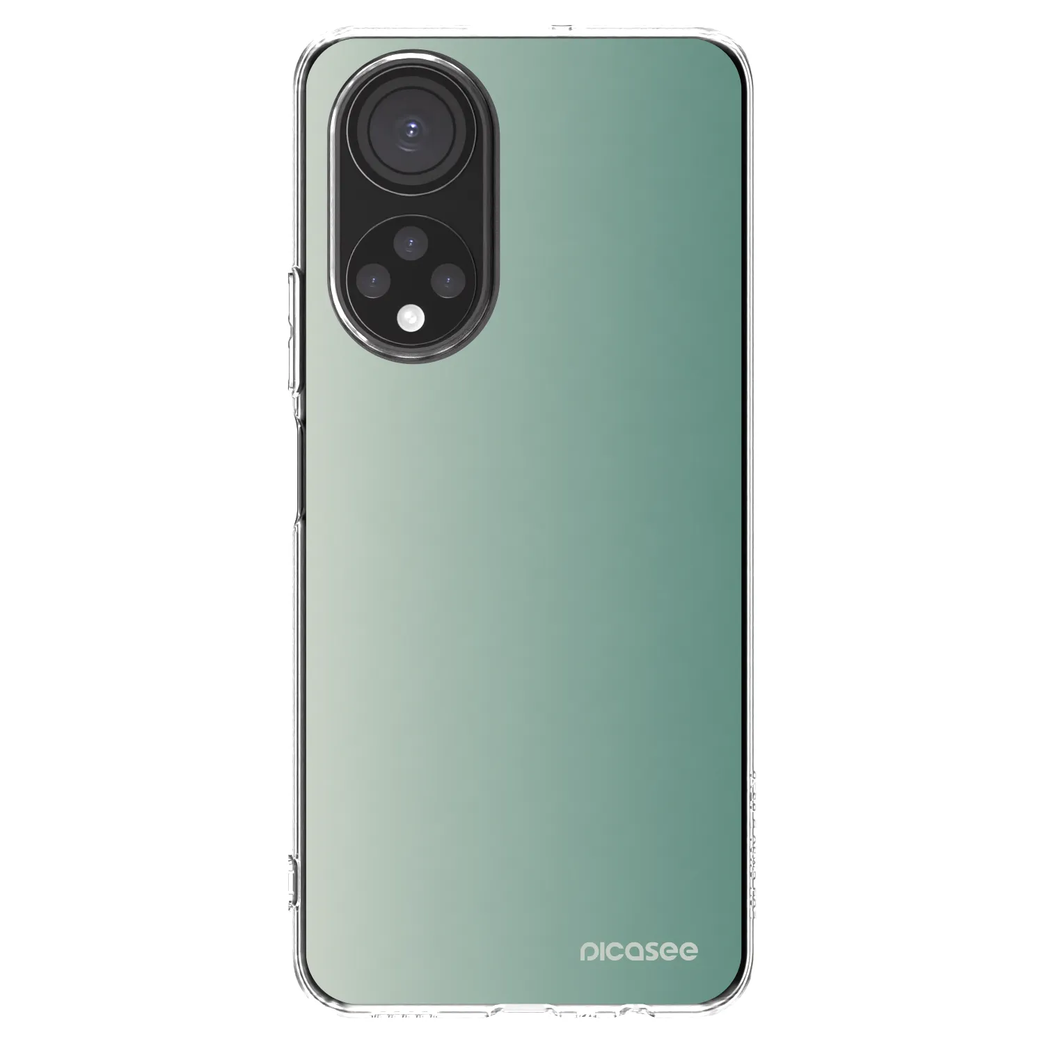 Picasee Honor X7 Hülle - Transparentes Silikon - Misty Sage