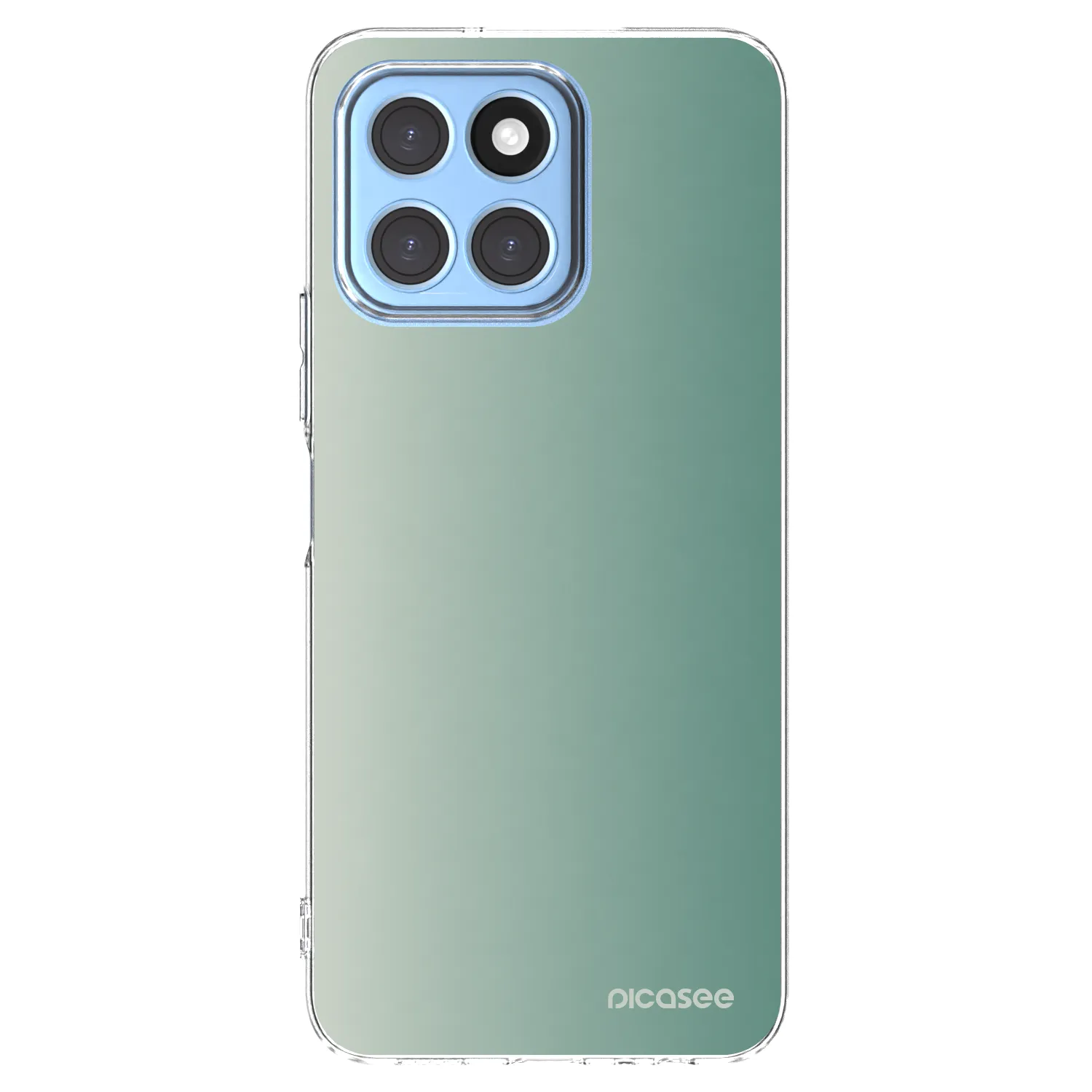 Picasee Honor X8 5G Hülle - Transparentes Silikon - Misty Sage