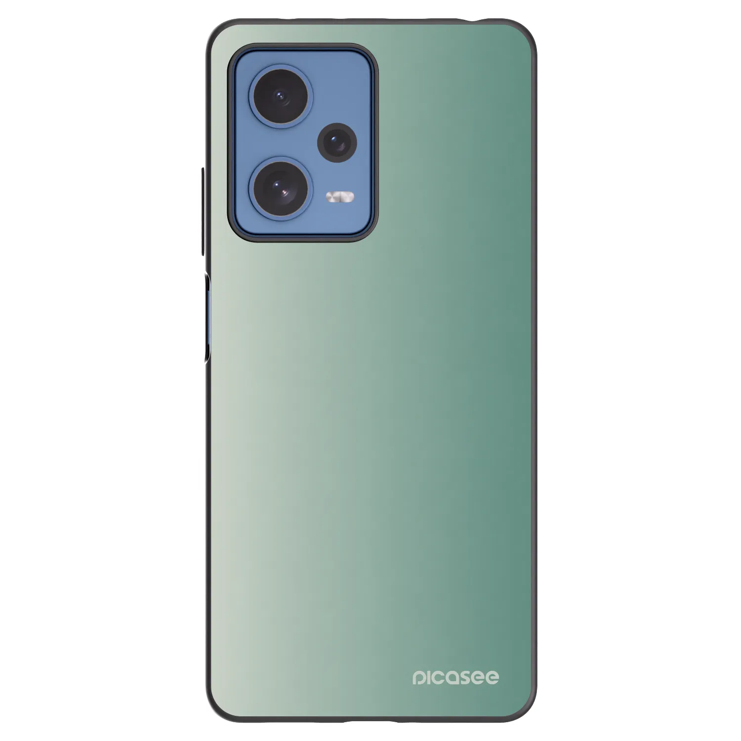 Picasee Xiaomi Redmi Note 12 Pro 5G Hülle - Schwarzes Silikon - Misty Sage