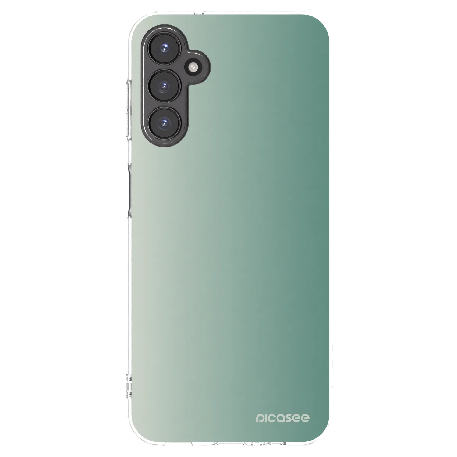 Picasee Samsung Galaxy A14 4G A145R Hülle - Transparentes Silikon - Misty Sage