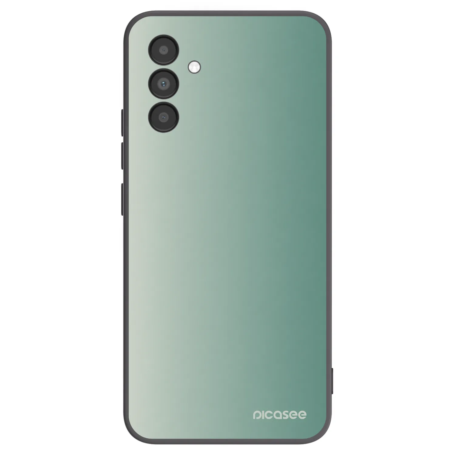 Picasee Samsung Galaxy A04s A047F Hülle - Schwarzes Silikon - Misty Sage