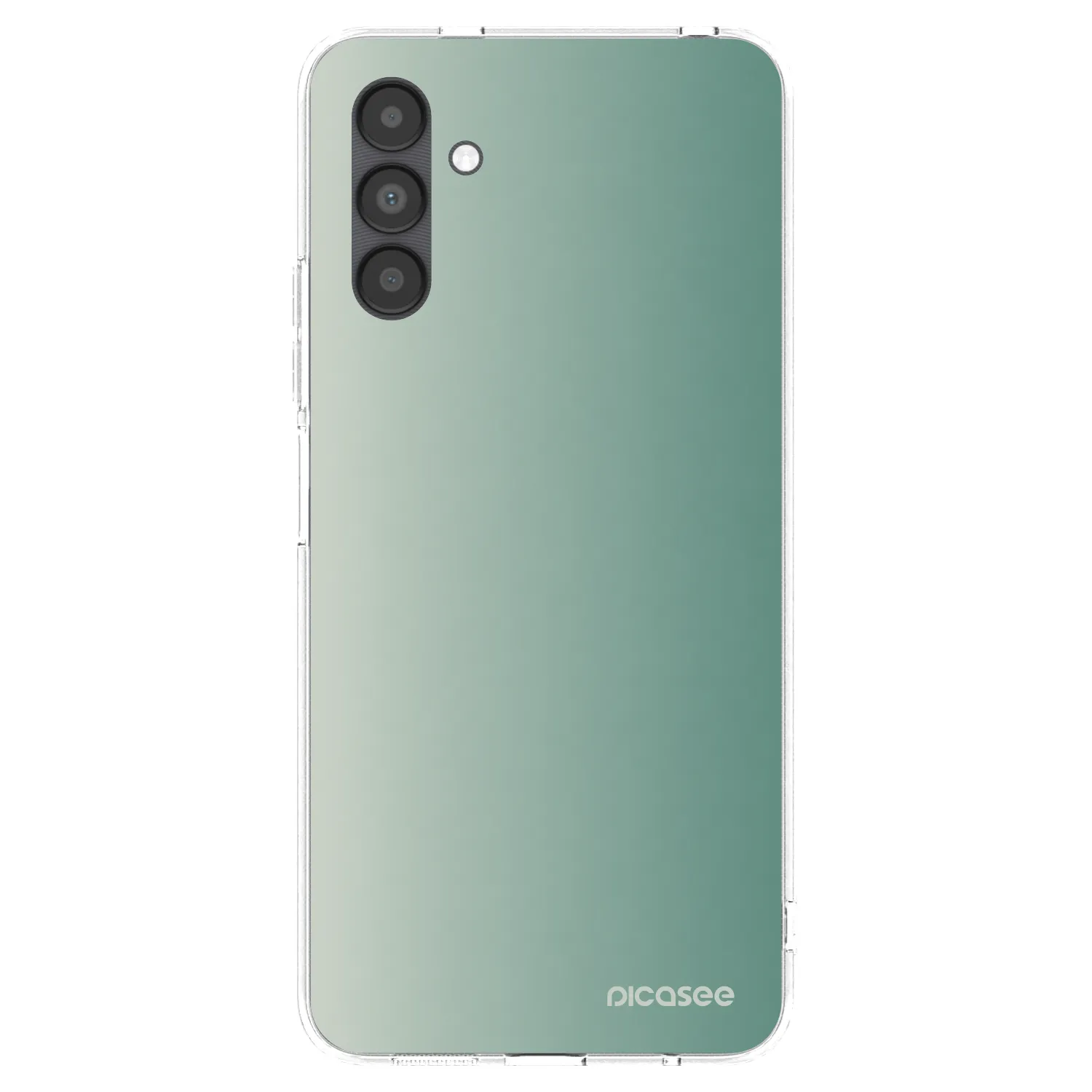 Picasee Samsung Galaxy A04s A047F Hülle - Transparentes Silikon - Misty Sage