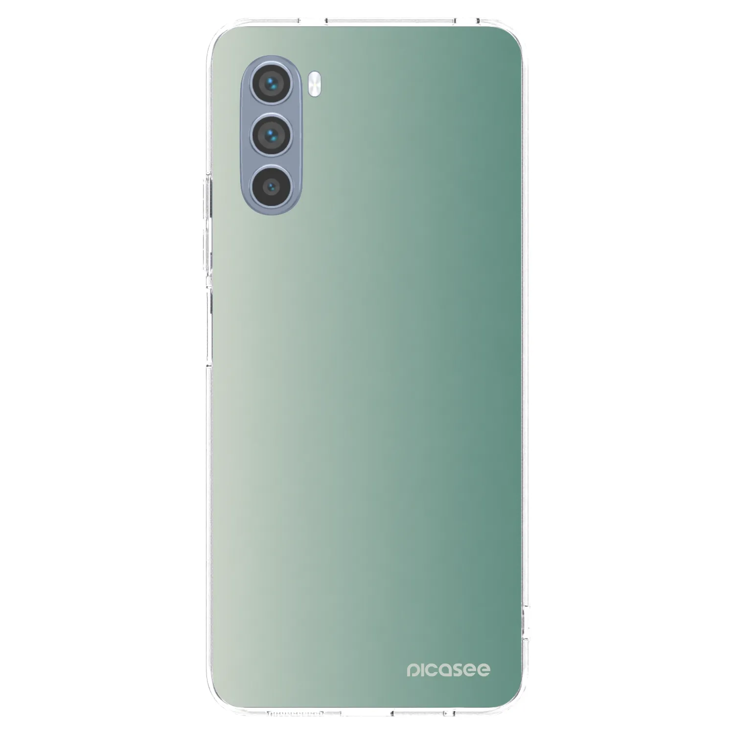 Picasee Motorola Moto G62 Hülle - Transparentes Silikon - Misty Sage