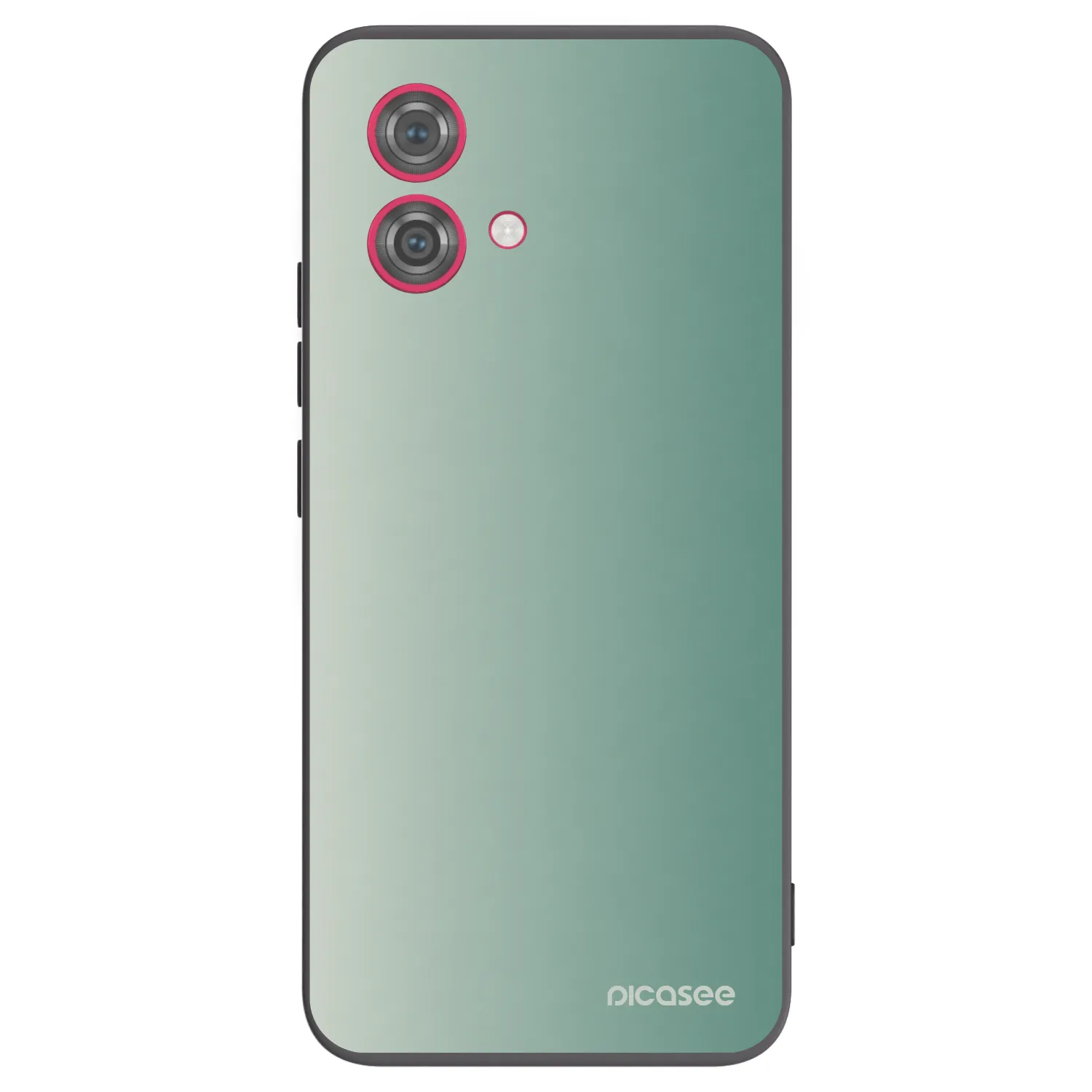 Picasee Motorola Moto G84 5G Hülle - Schwarzes Silikon - Misty Sage