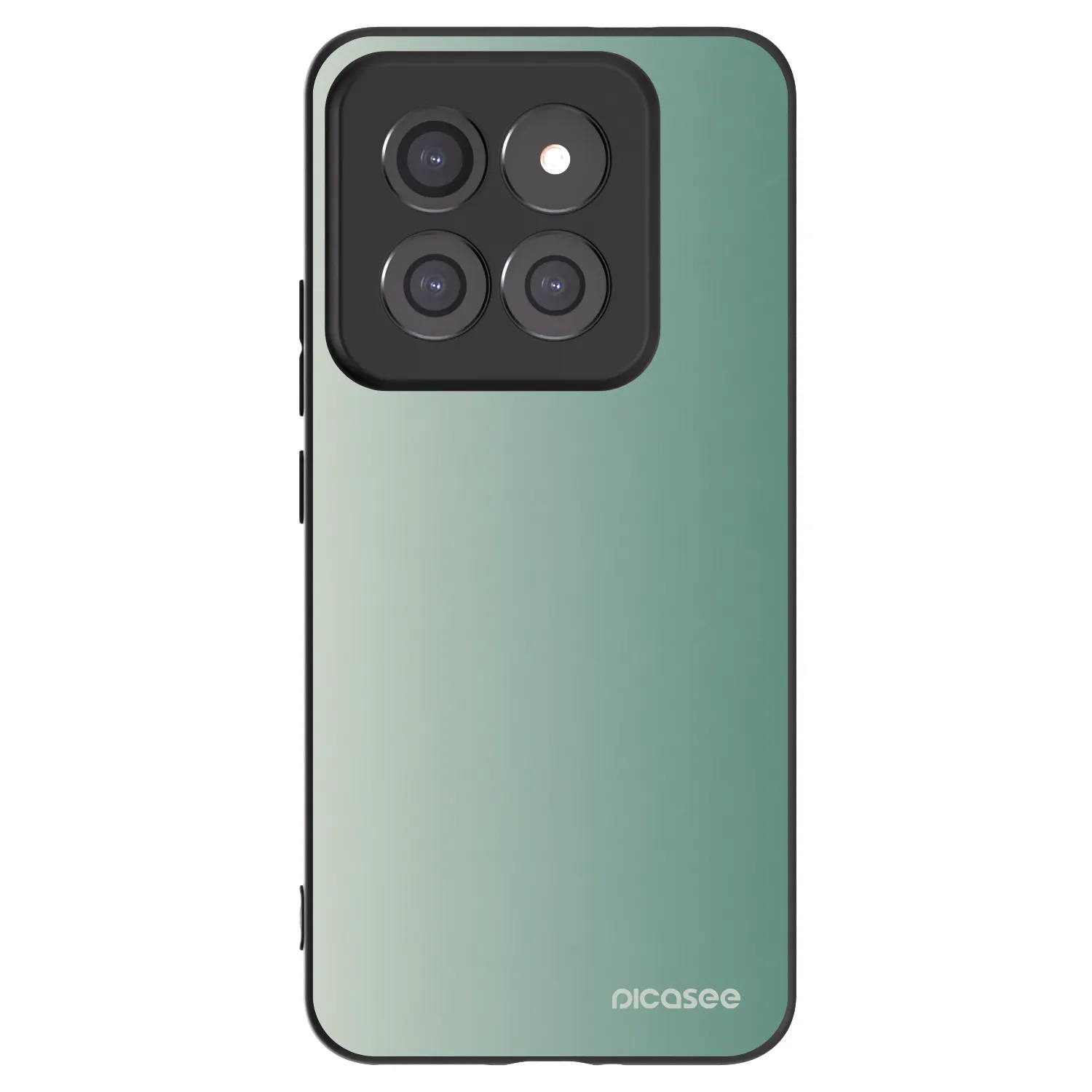 Picasee Xiaomi 14 Pro Hülle - Schwarzes Silikon - Misty Sage