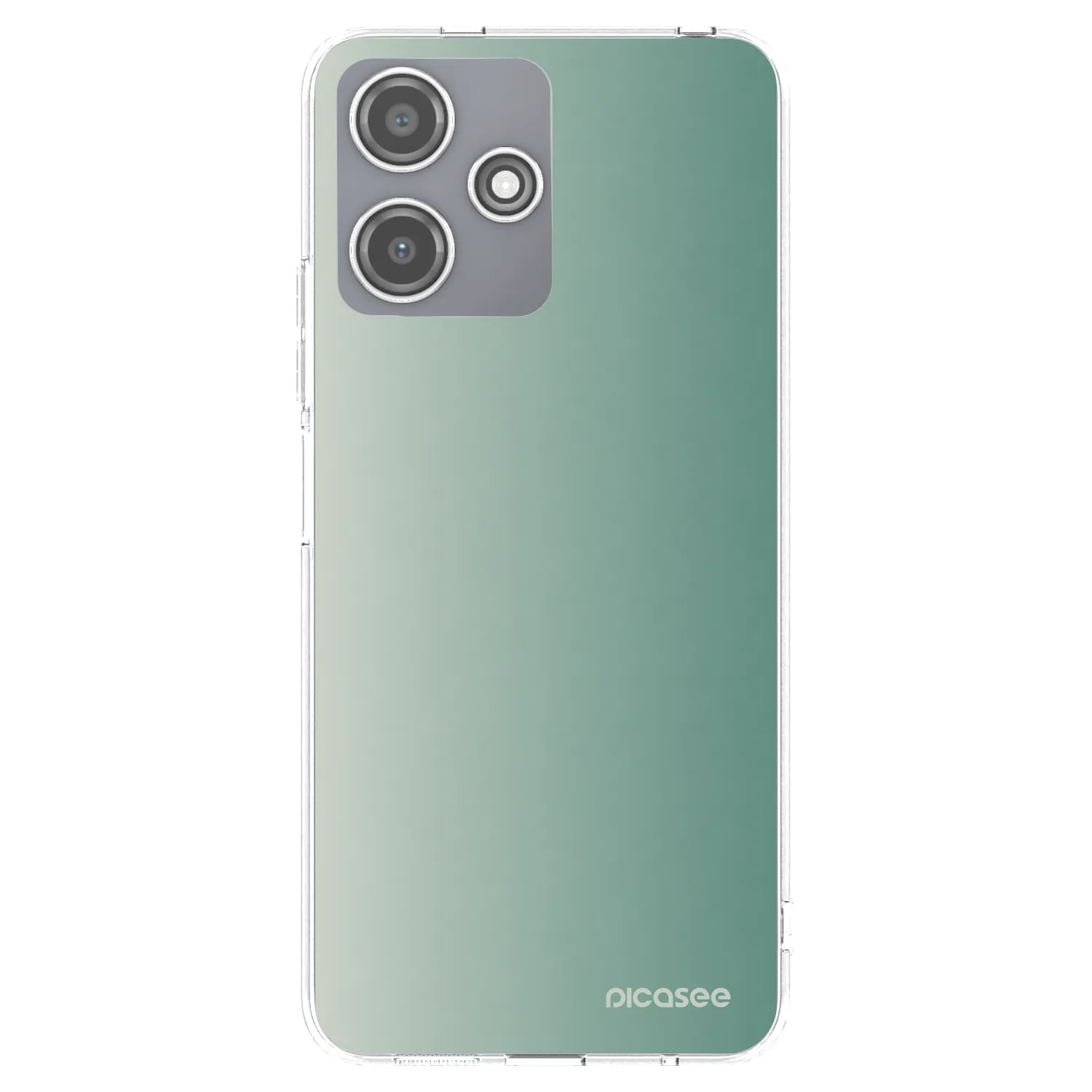 Picasee Xiaomi Redmi 12 5G Hülle - Transparentes Silikon - Misty Sage