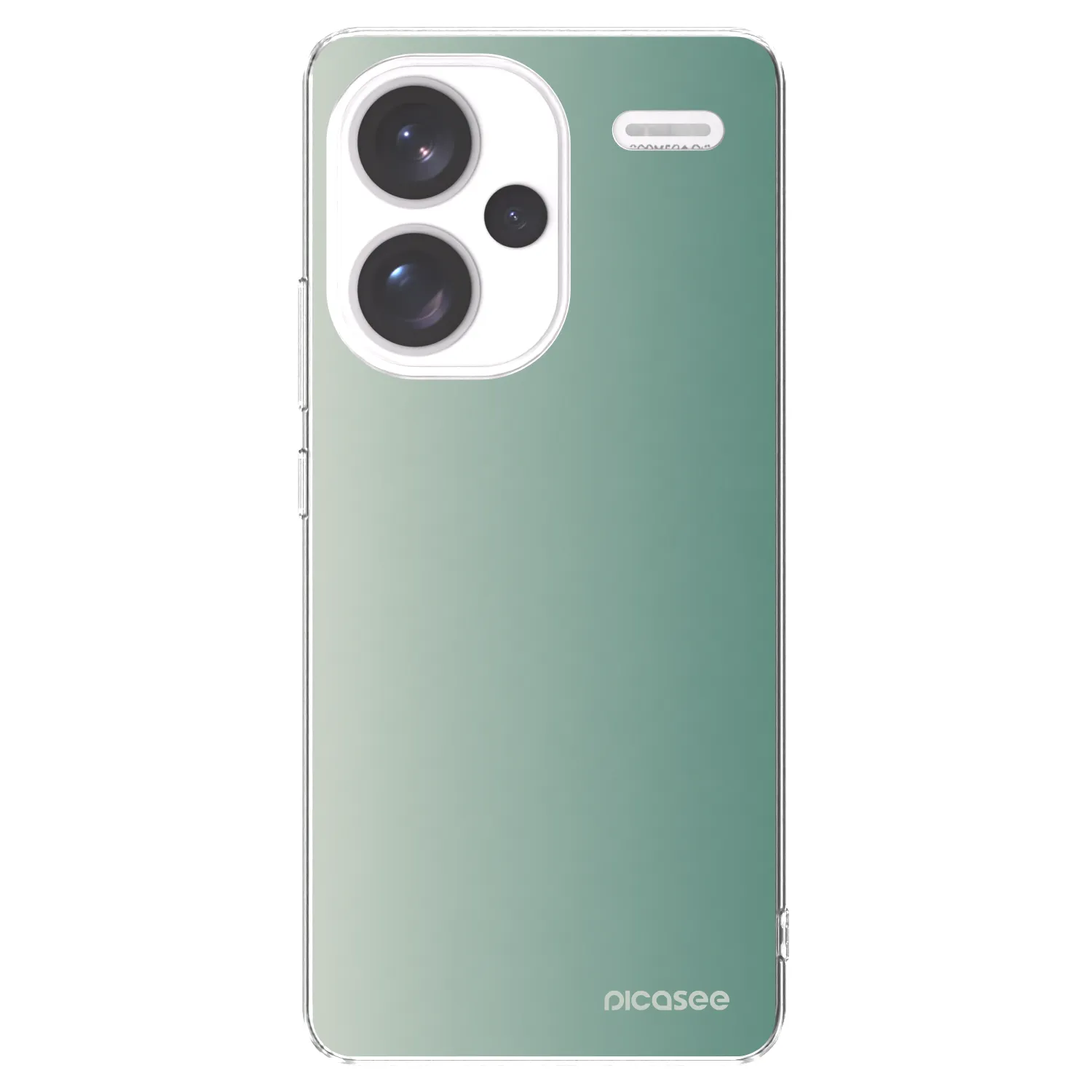 Picasee Xiaomi Redmi Note 13 Pro+ 5G Hülle - Transparentes Silikon - Misty Sage