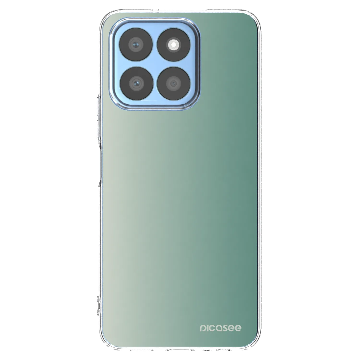 Picasee Honor X8b Hülle - Transparentes Silikon - Misty Sage