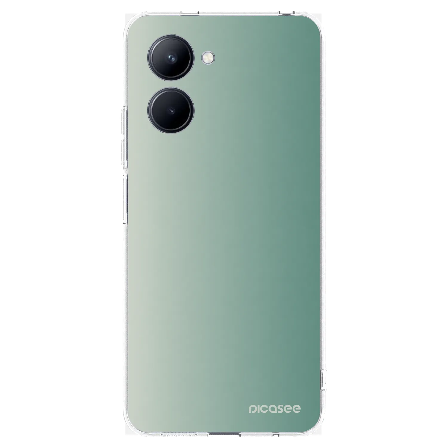 Picasee Realme C33 (2023) Hülle - Transparentes Silikon - Misty Sage