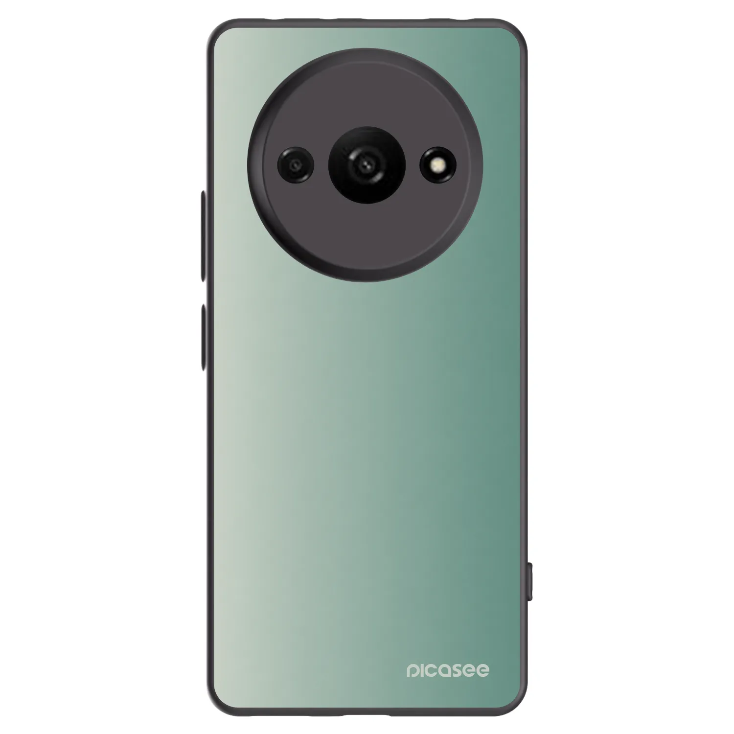 Picasee Xiaomi Redmi A3 Hülle - Schwarzes Silikon - Misty Sage