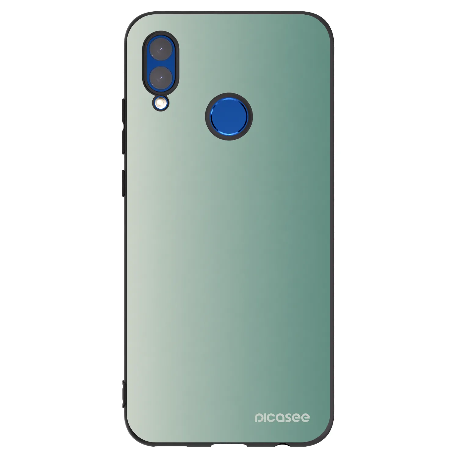 Picasee Honor 10 Lite Hülle - Schwarzes Silikon - Misty Sage