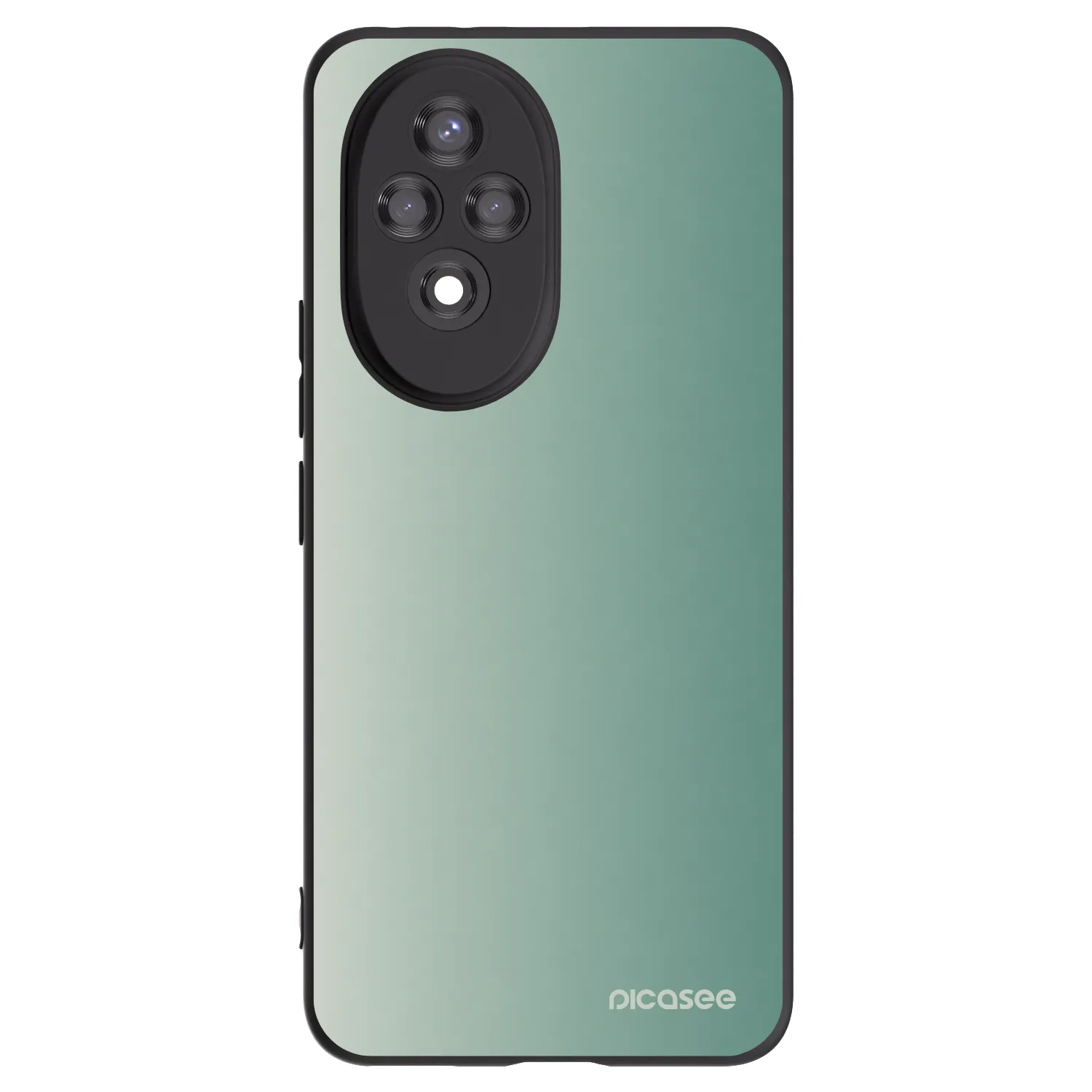 Picasee Honor 200 Pro 5G Hülle - Schwarzes Silikon - Misty Sage