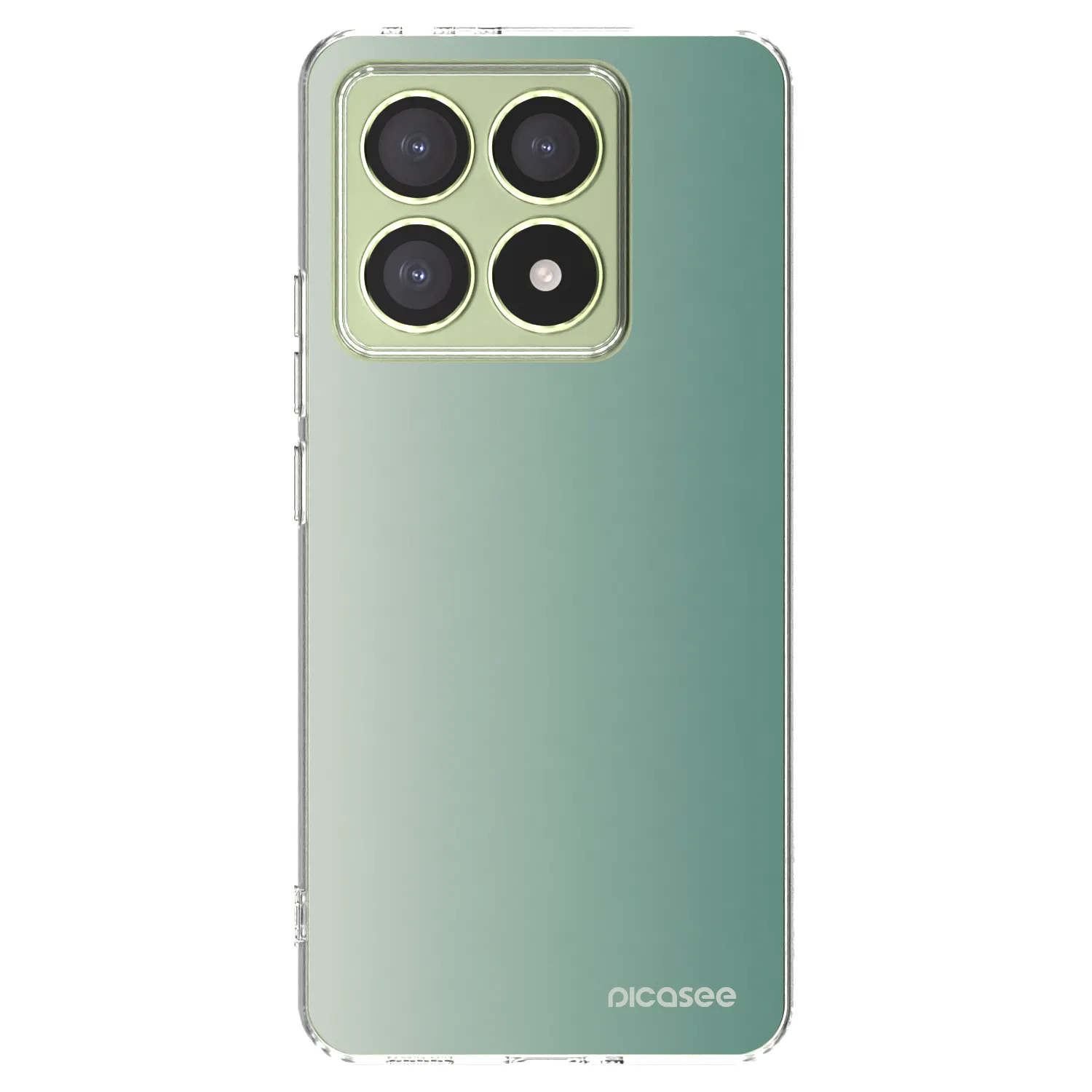 Picasee Xiaomi 14T Hülle - Transparentes Silikon - Misty Sage