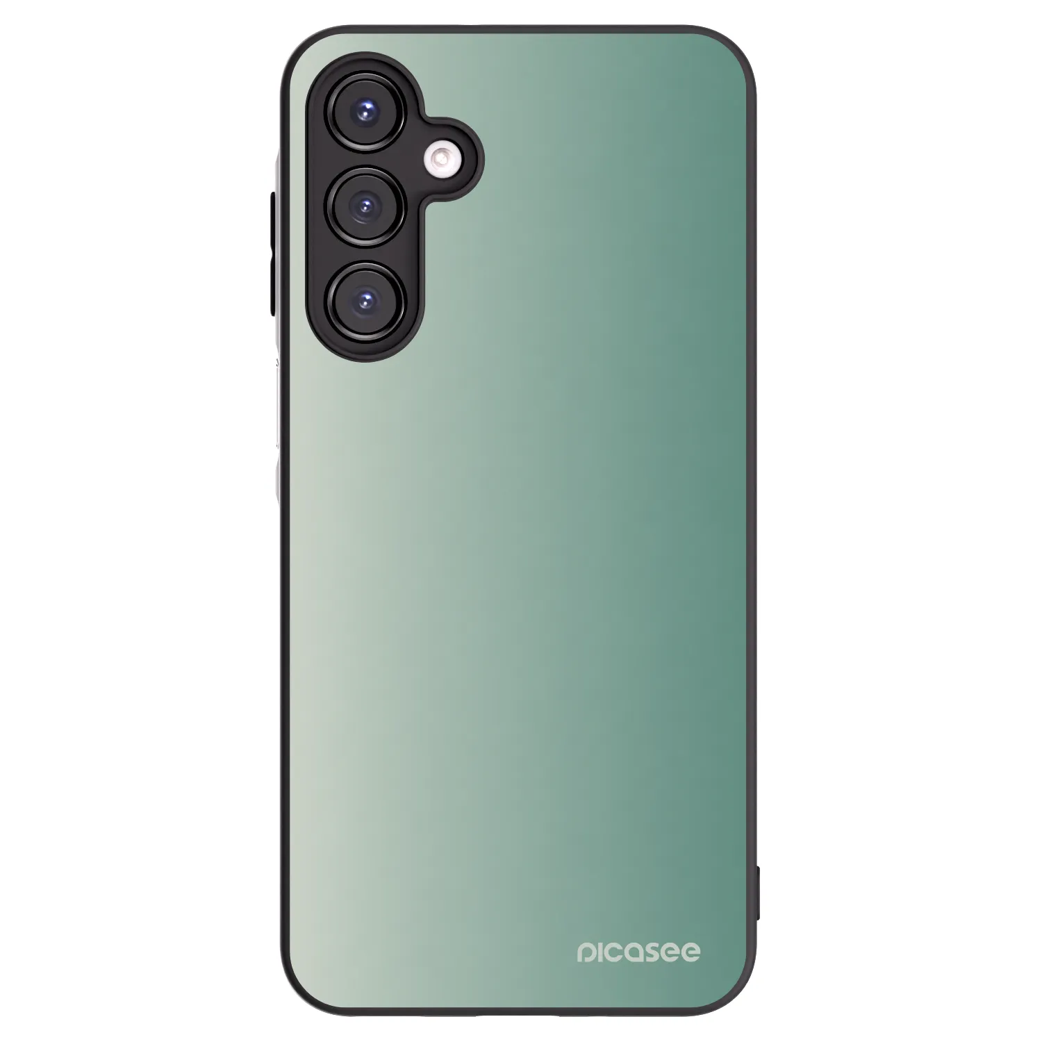 Picasee Samsung Galaxy A16 5G Hülle - Schwarzes Silikon - Misty Sage