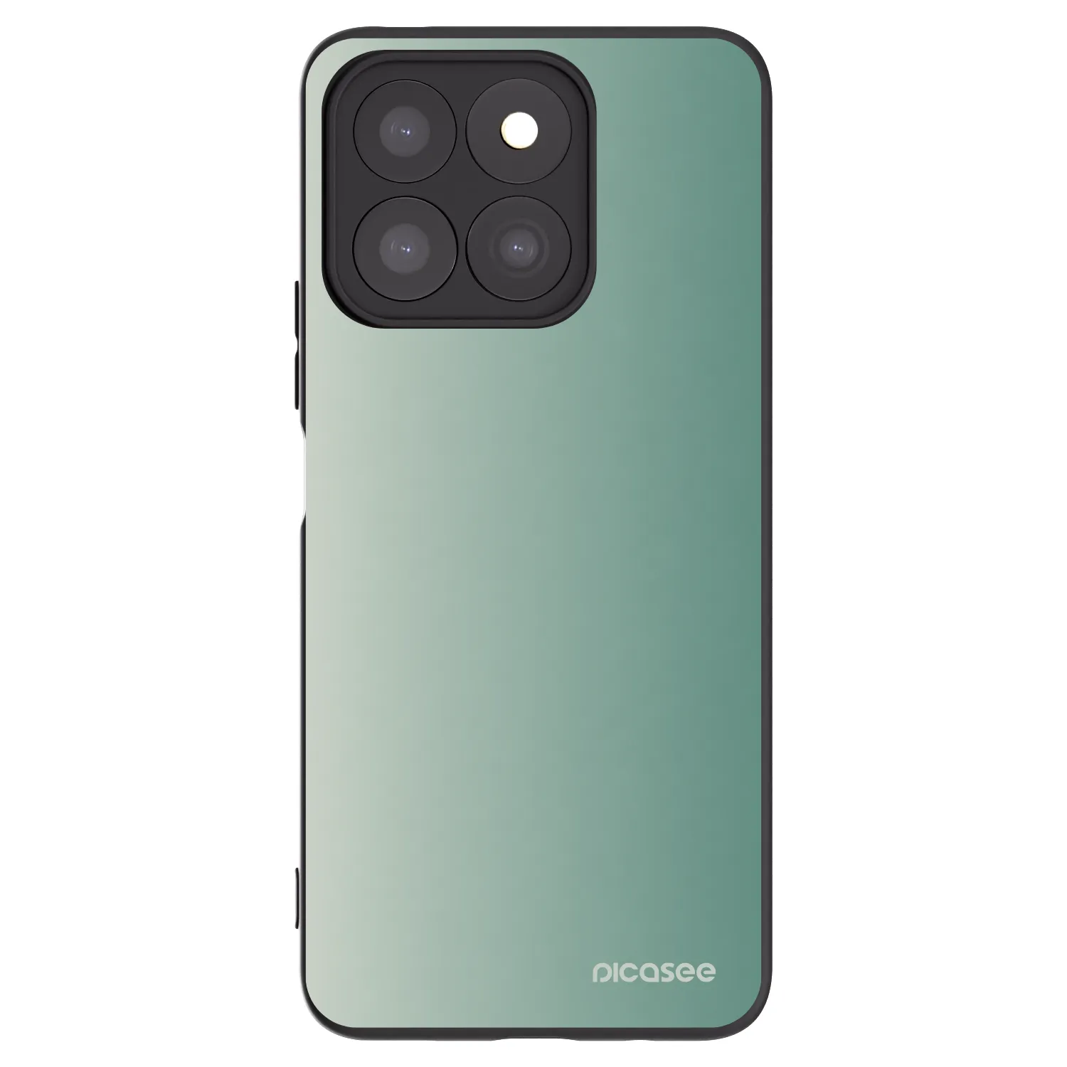Picasee Honor X8c Hülle - Schwarzes Silikon - Misty Sage