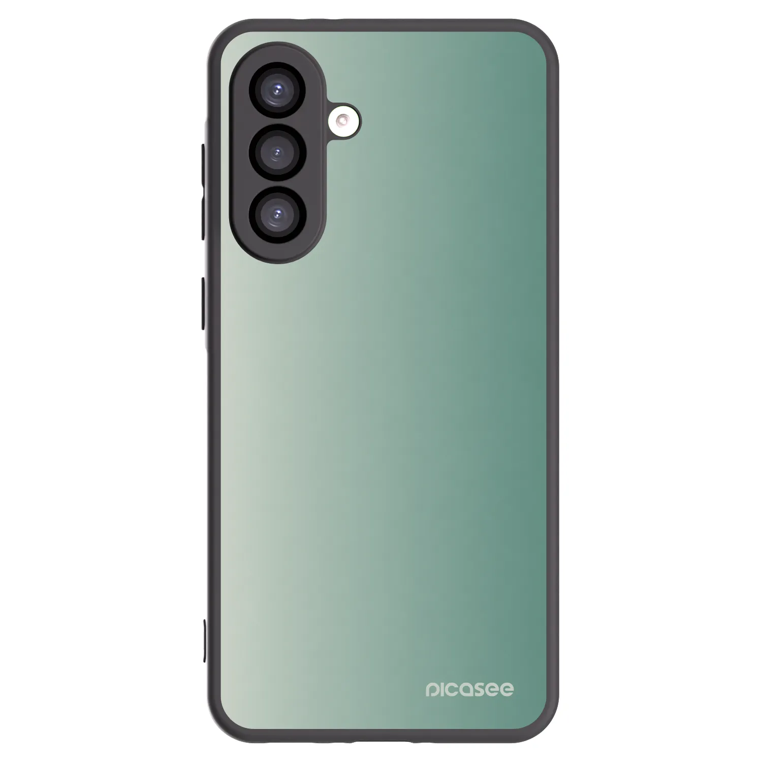 Picasee Samsung Galaxy A26 5G A266B Hülle - Schwarzes Silikon - Misty Sage