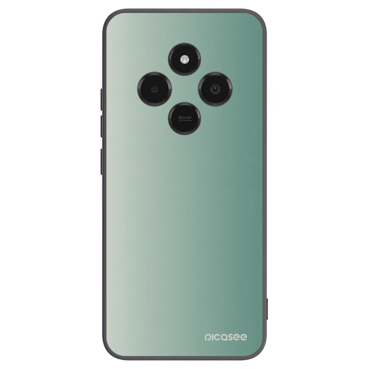 Picasee Xiaomi Poco C75 Hülle - Schwarzes Silikon - Misty Sage