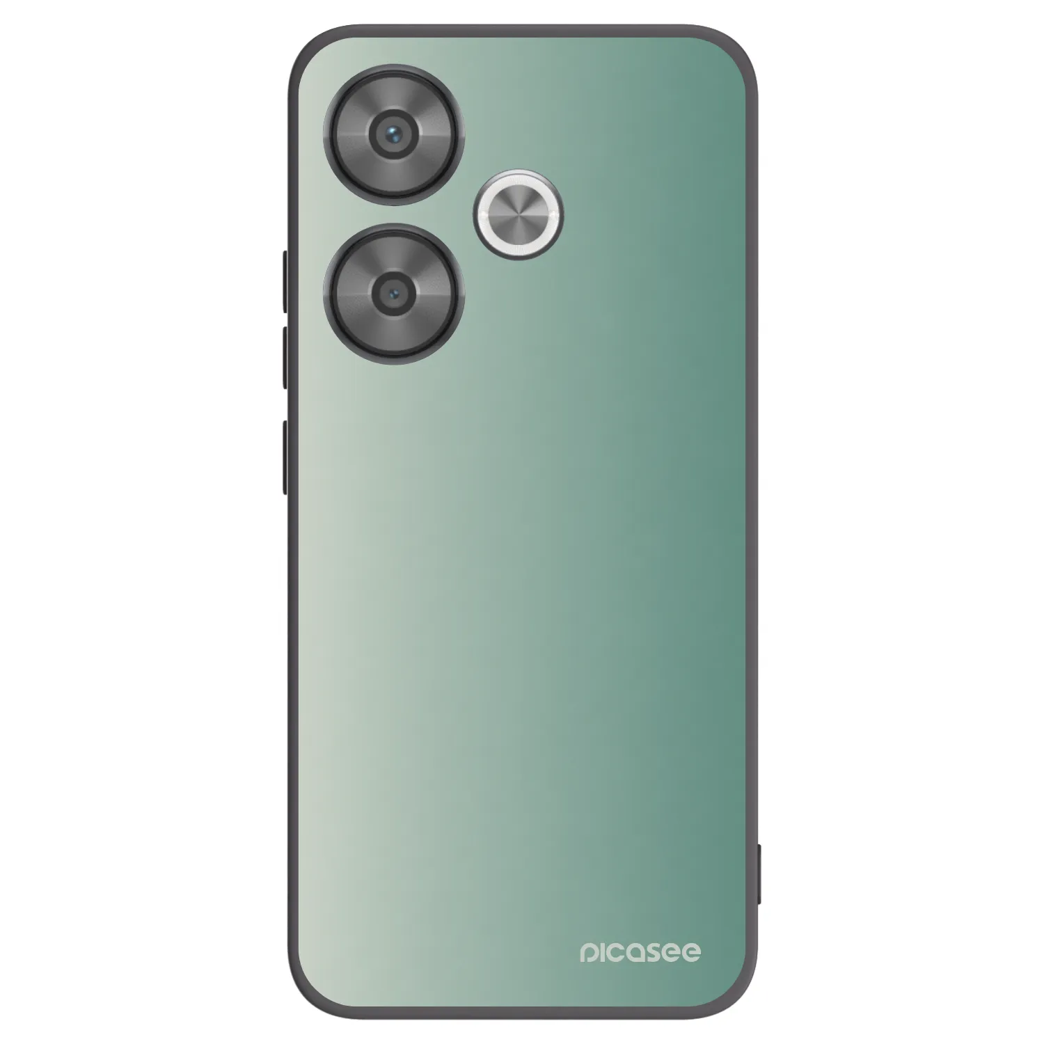 Picasee Xiaomi Poco F6 Hülle - Schwarzes Silikon - Misty Sage