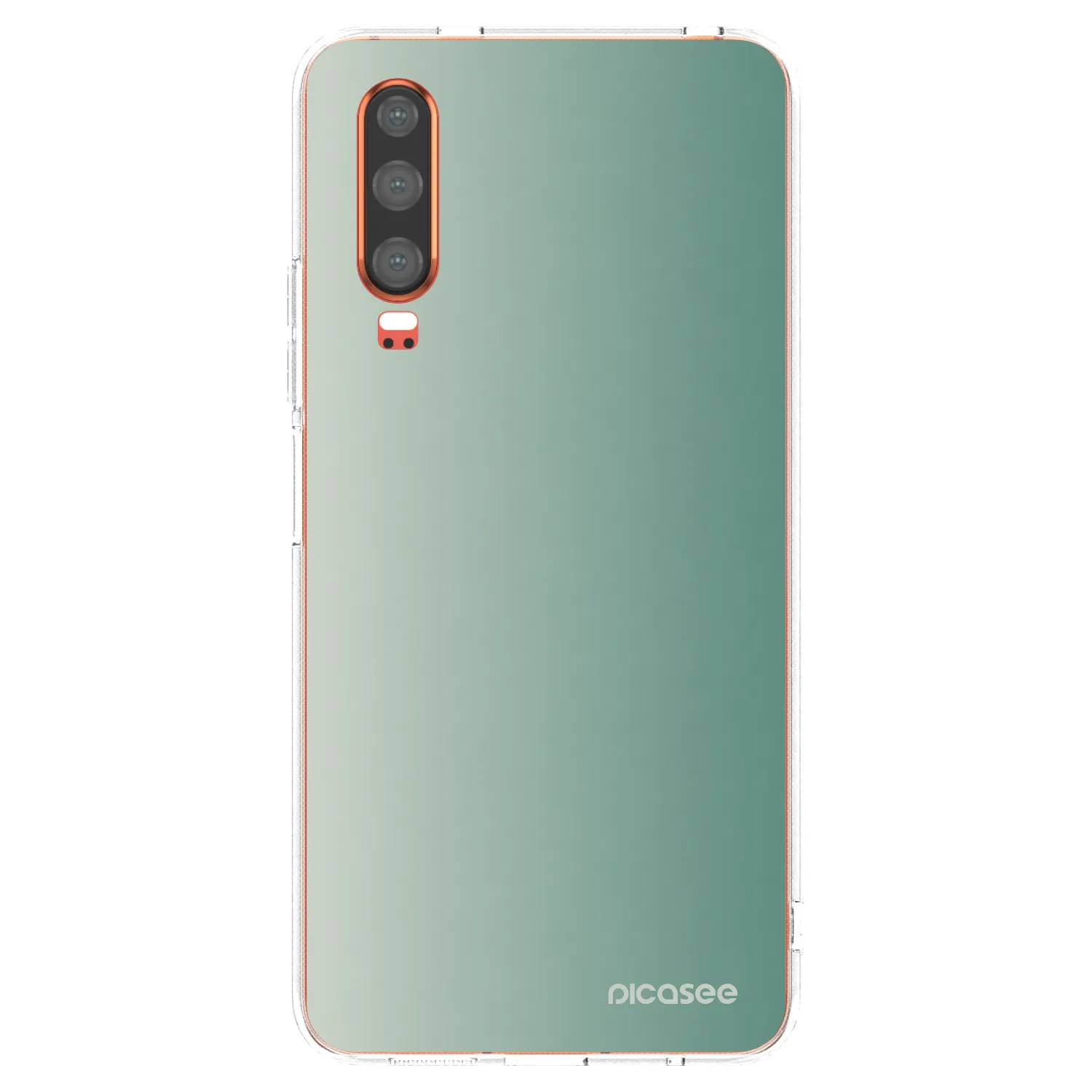 Picasee Huawei P30 Hülle - Transparentes Silikon - Misty Sage