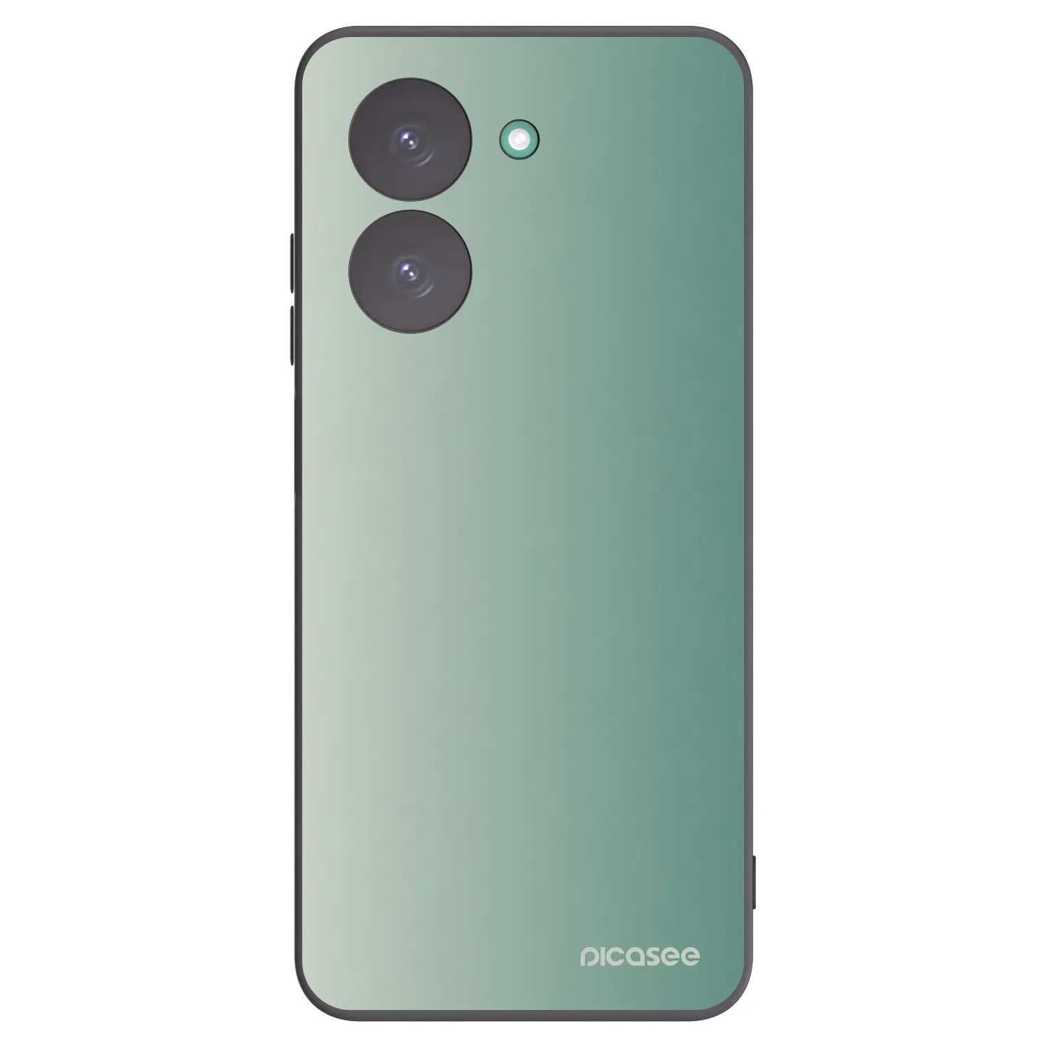 Picasee Xiaomi Redmi A5 Hülle - Schwarzes Silikon - Misty Sage