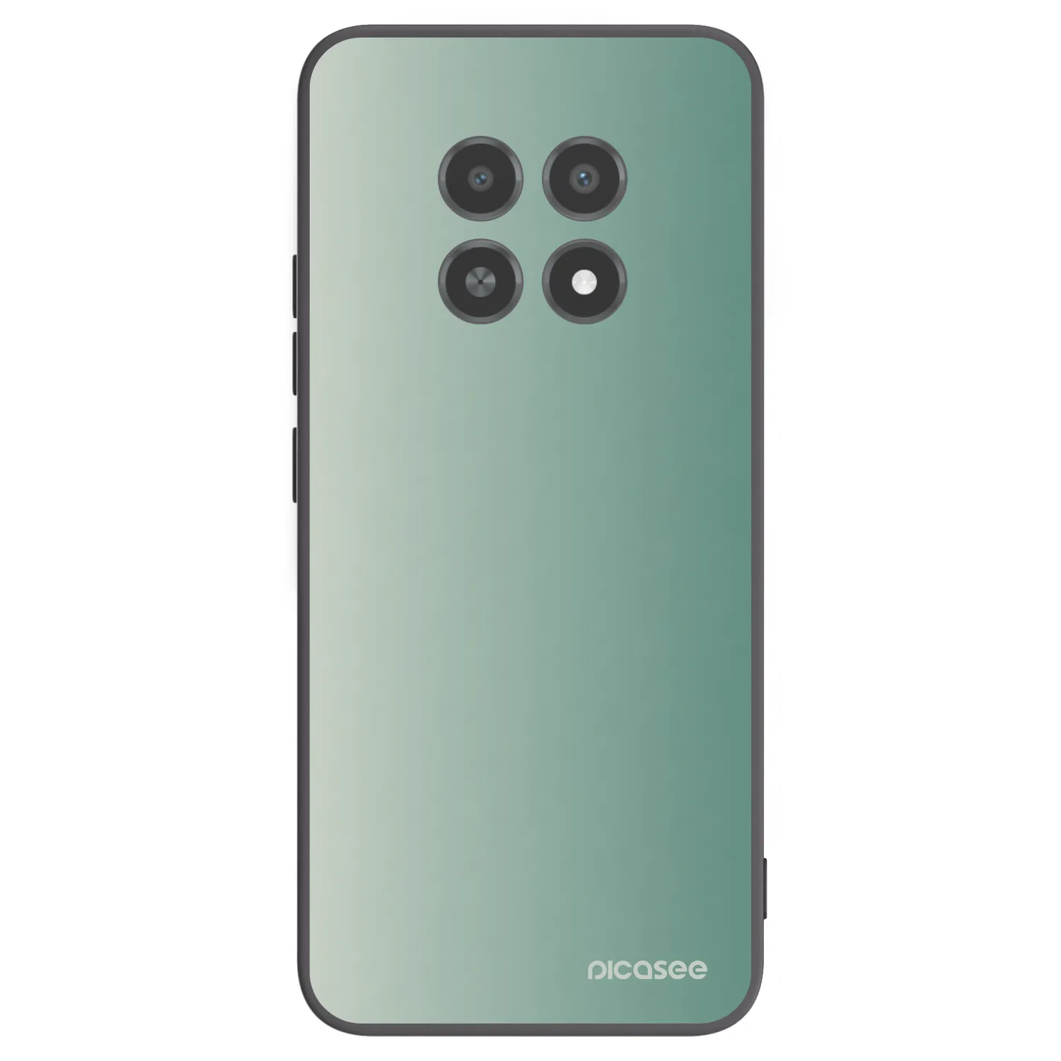 Picasee Realme 12X Hülle - Schwarzes Silikon - Misty Sage