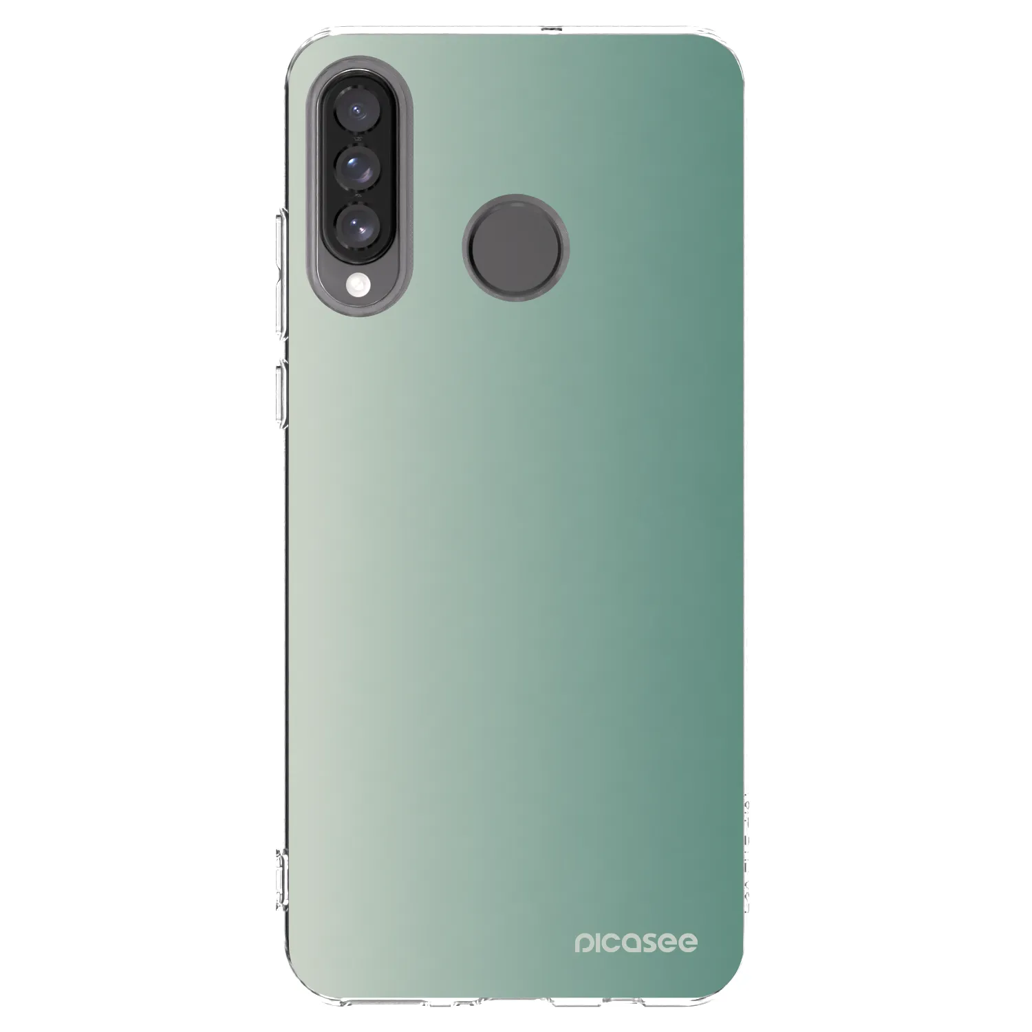 Picasee Huawei P30 Lite Hülle - Transparentes Silikon - Misty Sage