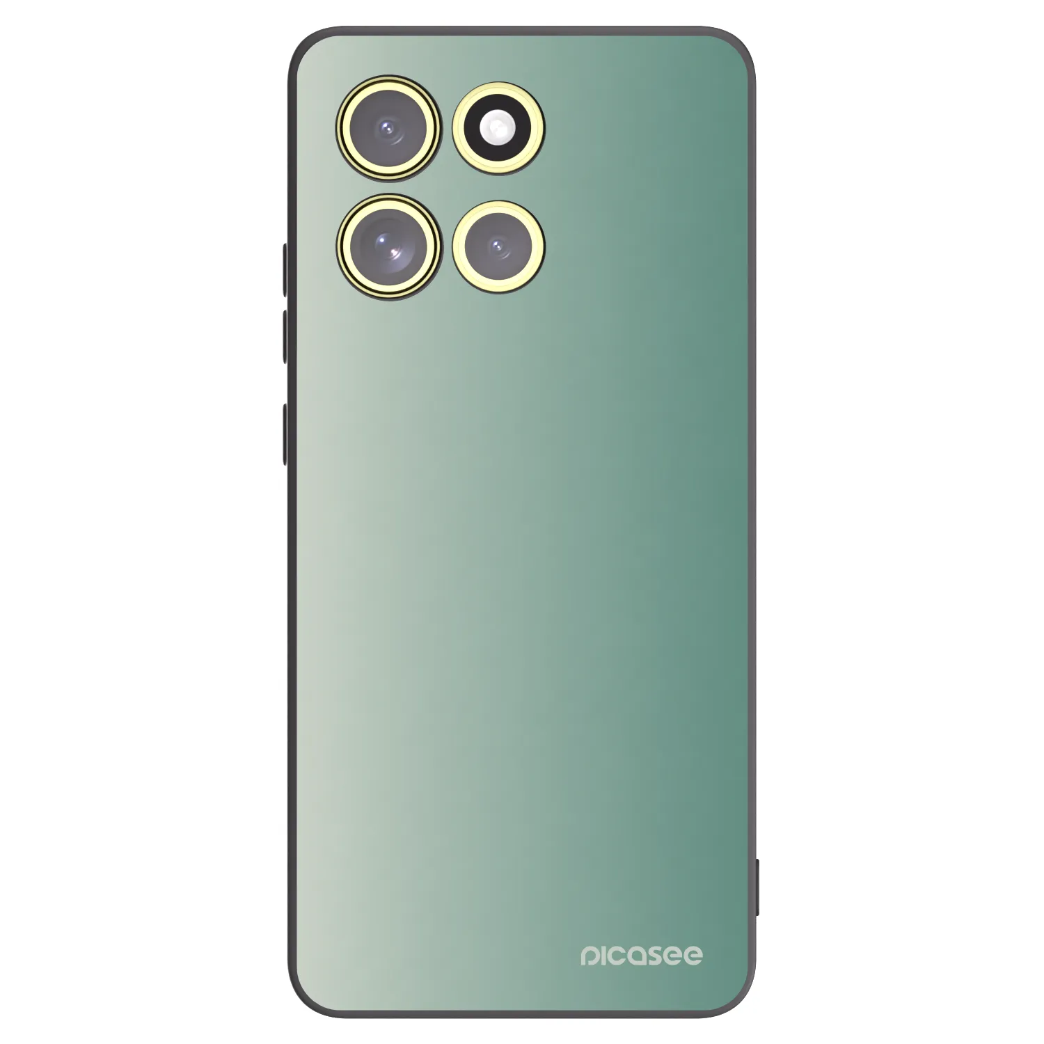 Picasee Motorola Moto G86 Power 5G Hülle - Schwarzes Silikon - Misty Sage