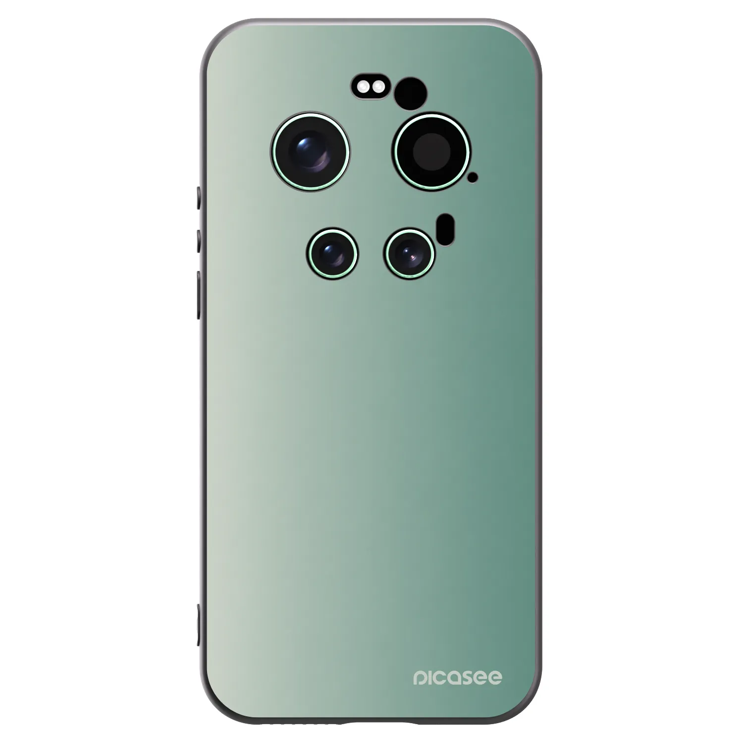 Picasee Xiaomi 17 Ultra Hülle - Schwarzes Silikon - Misty Sage