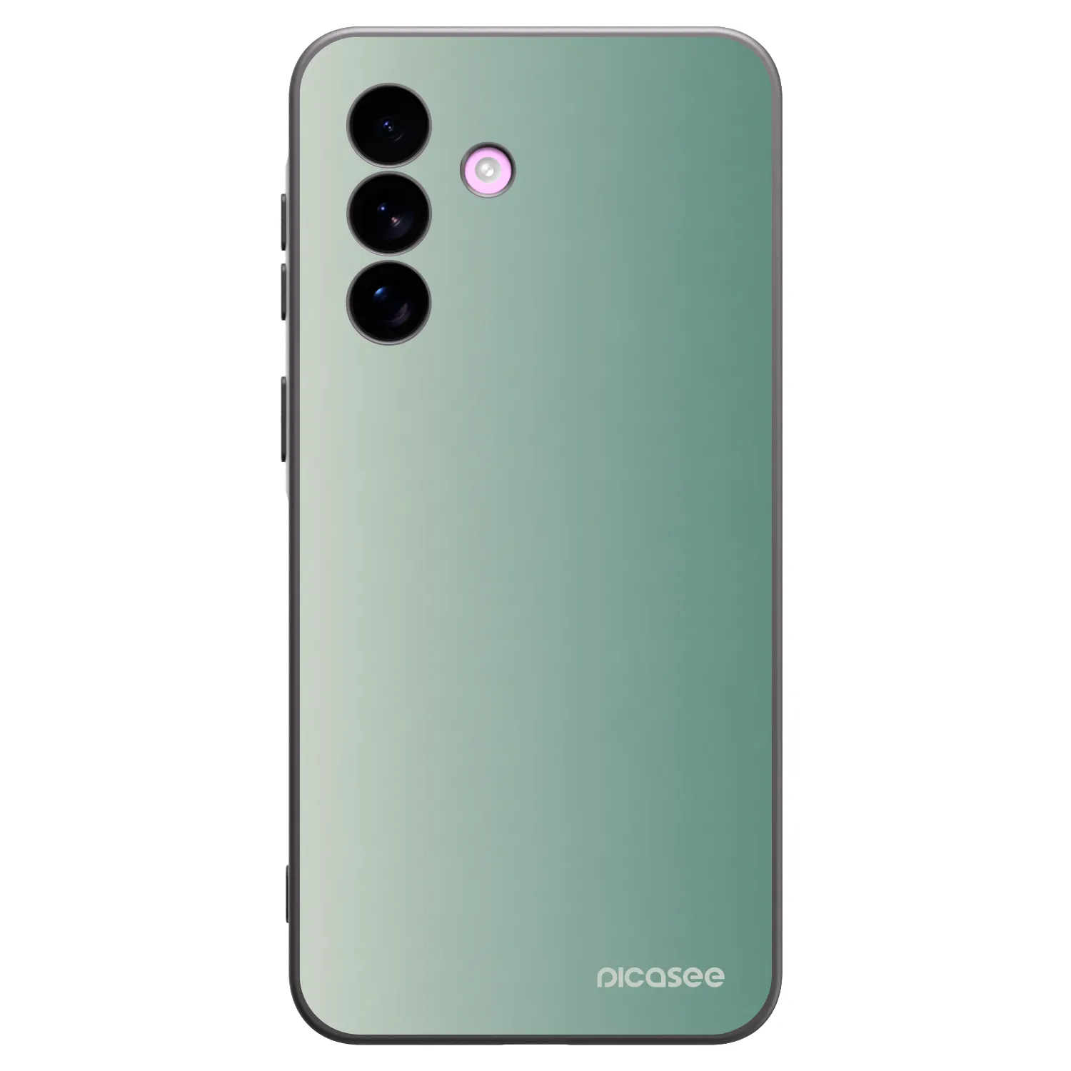 Picasee Samsung Galaxy A57 5G Hülle - Schwarzes Silikon - Misty Sage