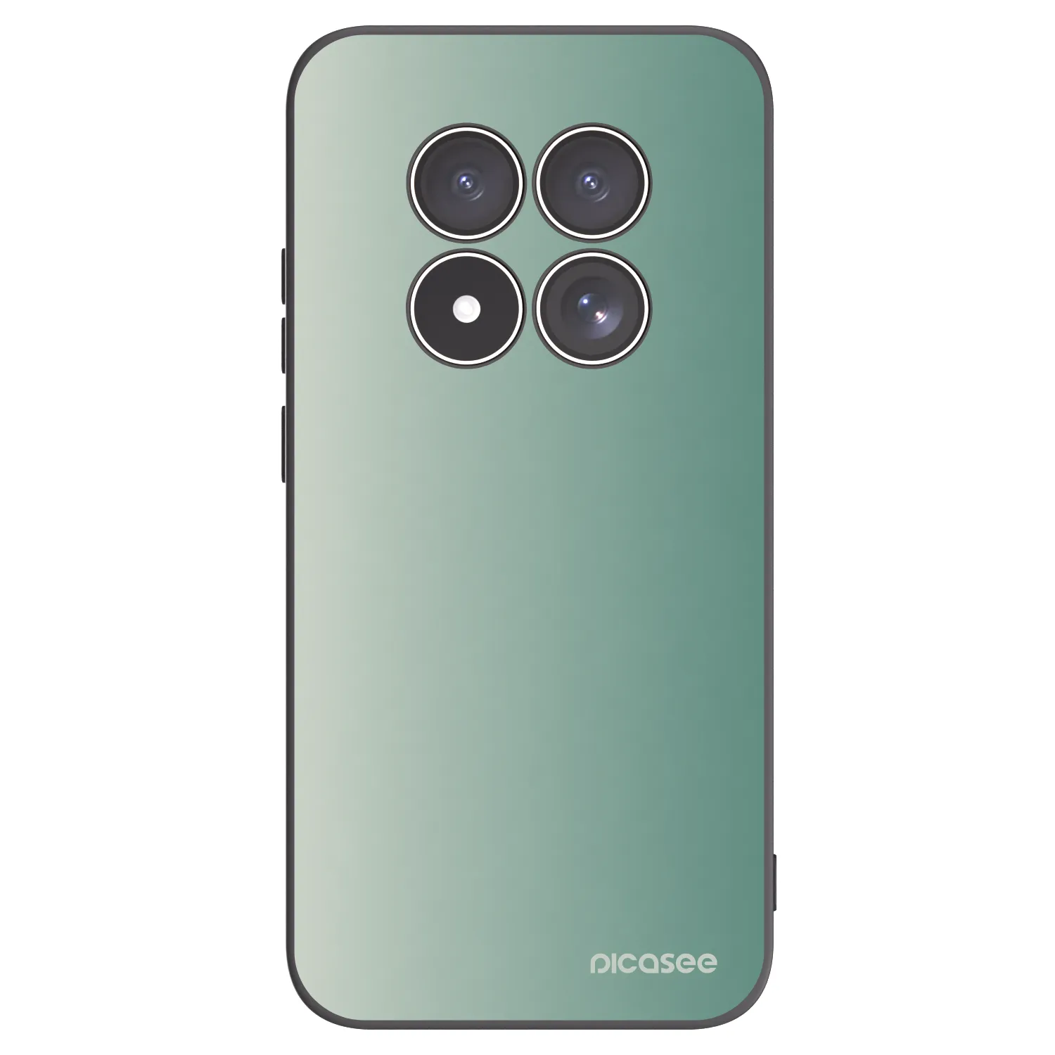 Picasee Xiaomi Redmi Note 15 Pro 5G Hülle - Schwarzes Silikon - Misty Sage