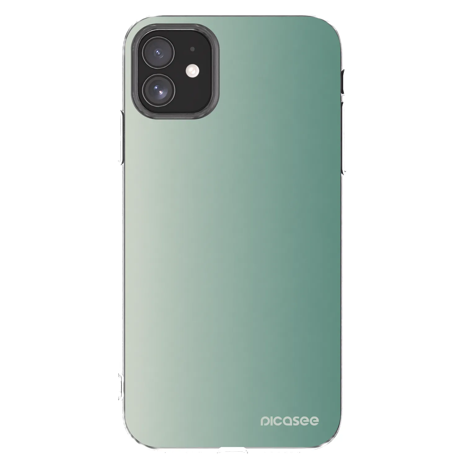 Picasee Apple iPhone 11 Hülle - Transparentes Silikon - Misty Sage