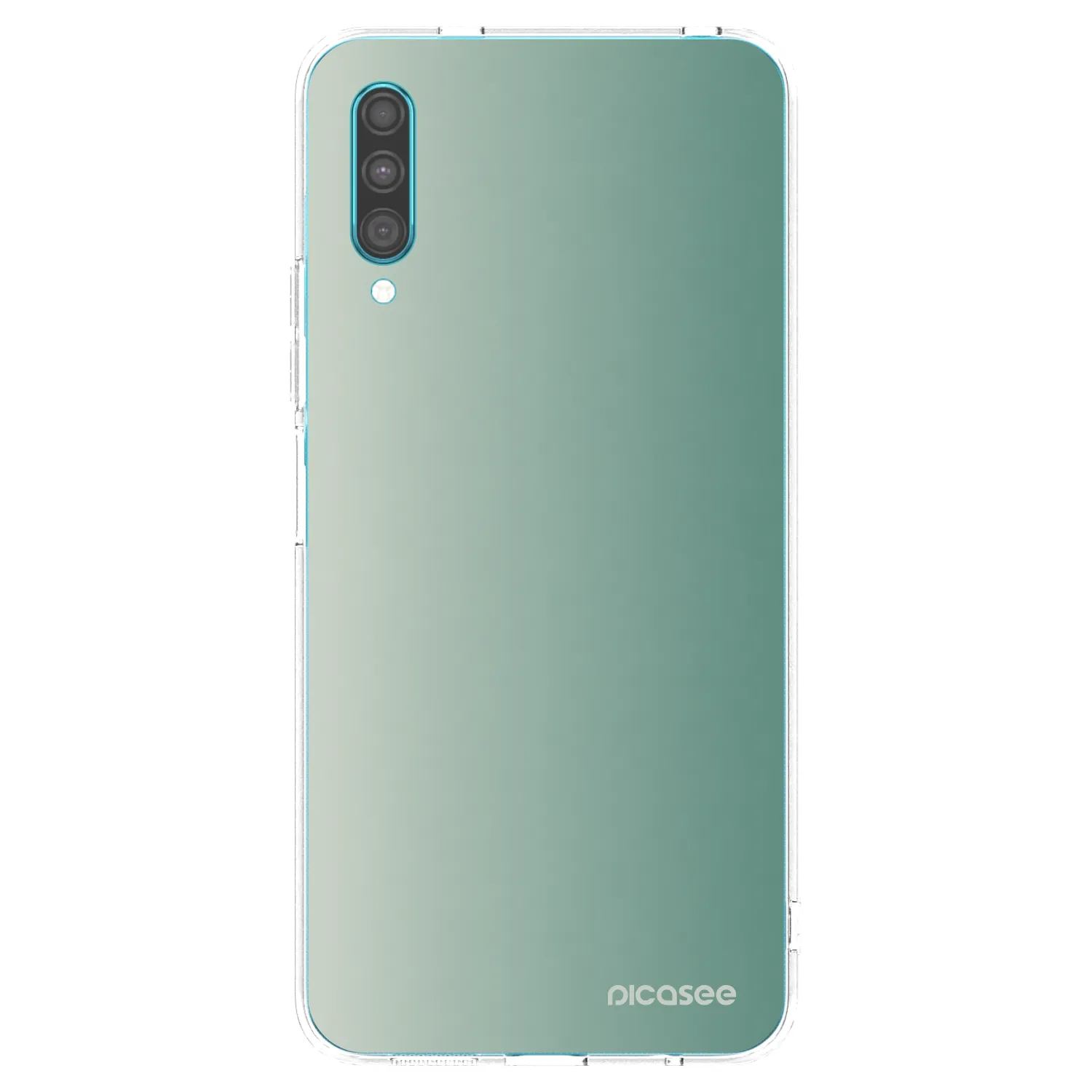 Picasee Samsung Galaxy A30s A307F Hülle - Transparentes Silikon - Misty Sage