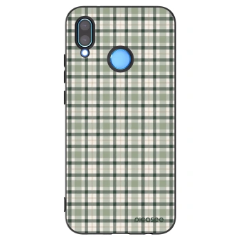 Picasee Huawei P20 Lite Hülle - Schwarzes Silikon - Sage Tartan