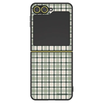 Hülle für Samsung Galaxy Z Flip5 5G - Sage Tartan