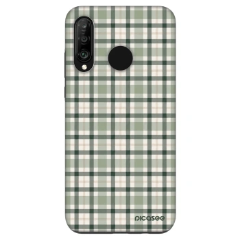 Hülle für Huawei P30 Lite - Sage Tartan
