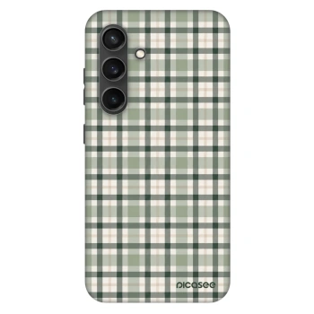 Hülle für Samsung Galaxy S24 S921B 5G - Sage Tartan