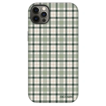 Hülle für Apple iPhone 12 Pro Max - Sage Tartan