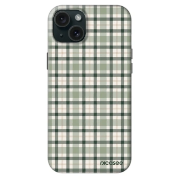 Hülle für Apple iPhone 15 Plus - Sage Tartan