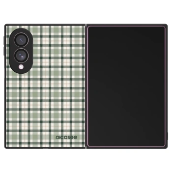 Hülle für Samsung Galaxy Z Fold8 5G - Sage Tartan