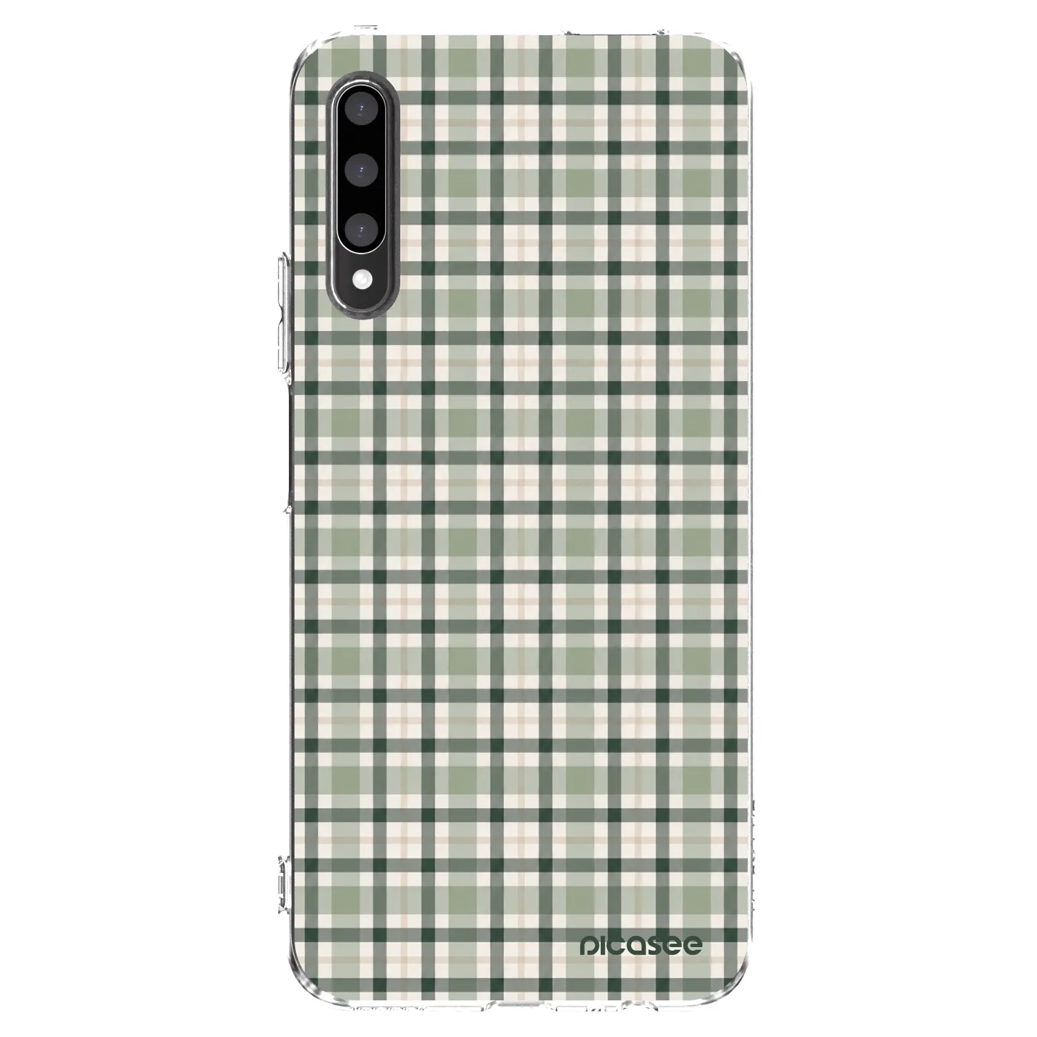 Picasee Honor 9X Pro Hülle - Transparentes Silikon - Sage Tartan