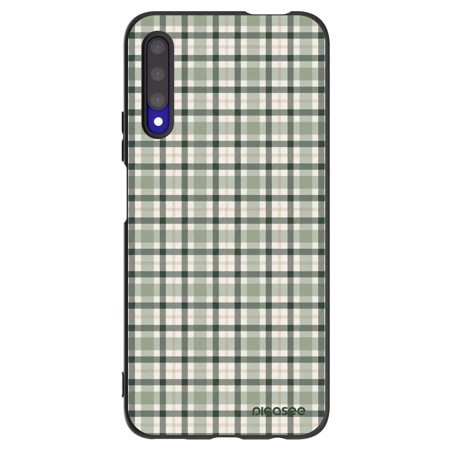 Picasee Honor 9X Pro Hülle - Schwarzes Silikon - Sage Tartan