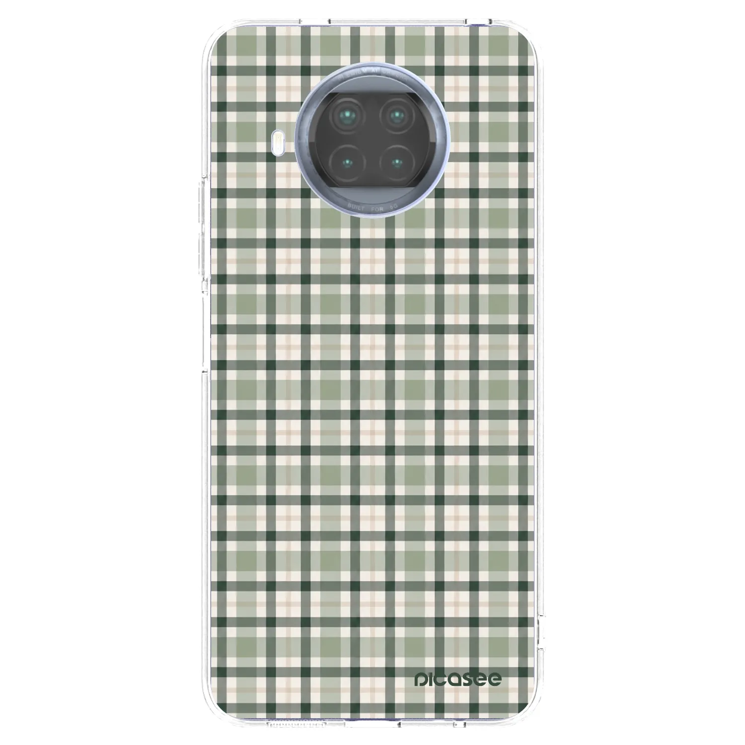 Picasee Xiaomi Mi 10T Lite Hülle - Transparentes Silikon - Sage Tartan