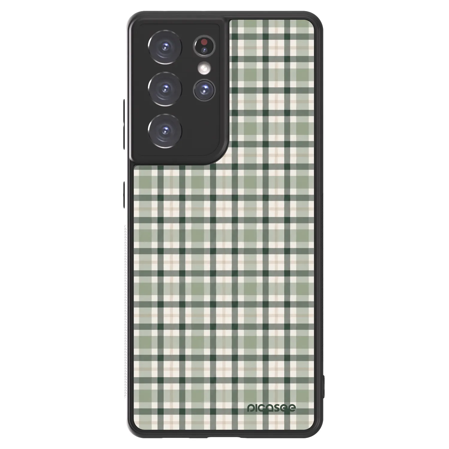 Picasee ULTIMATE CASE für Samsung Galaxy S21 Ultra 5G G998B - Sage Tartan