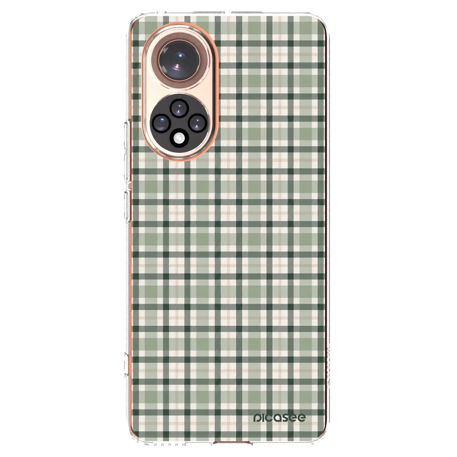 Picasee Huawei Nova 9 Hülle - Transparentes Silikon - Sage Tartan