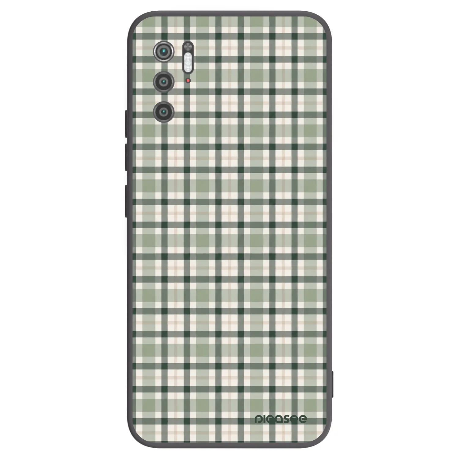 Picasee Xiaomi Poco M3 Pro 5G Hülle - Schwarzes Silikon - Sage Tartan