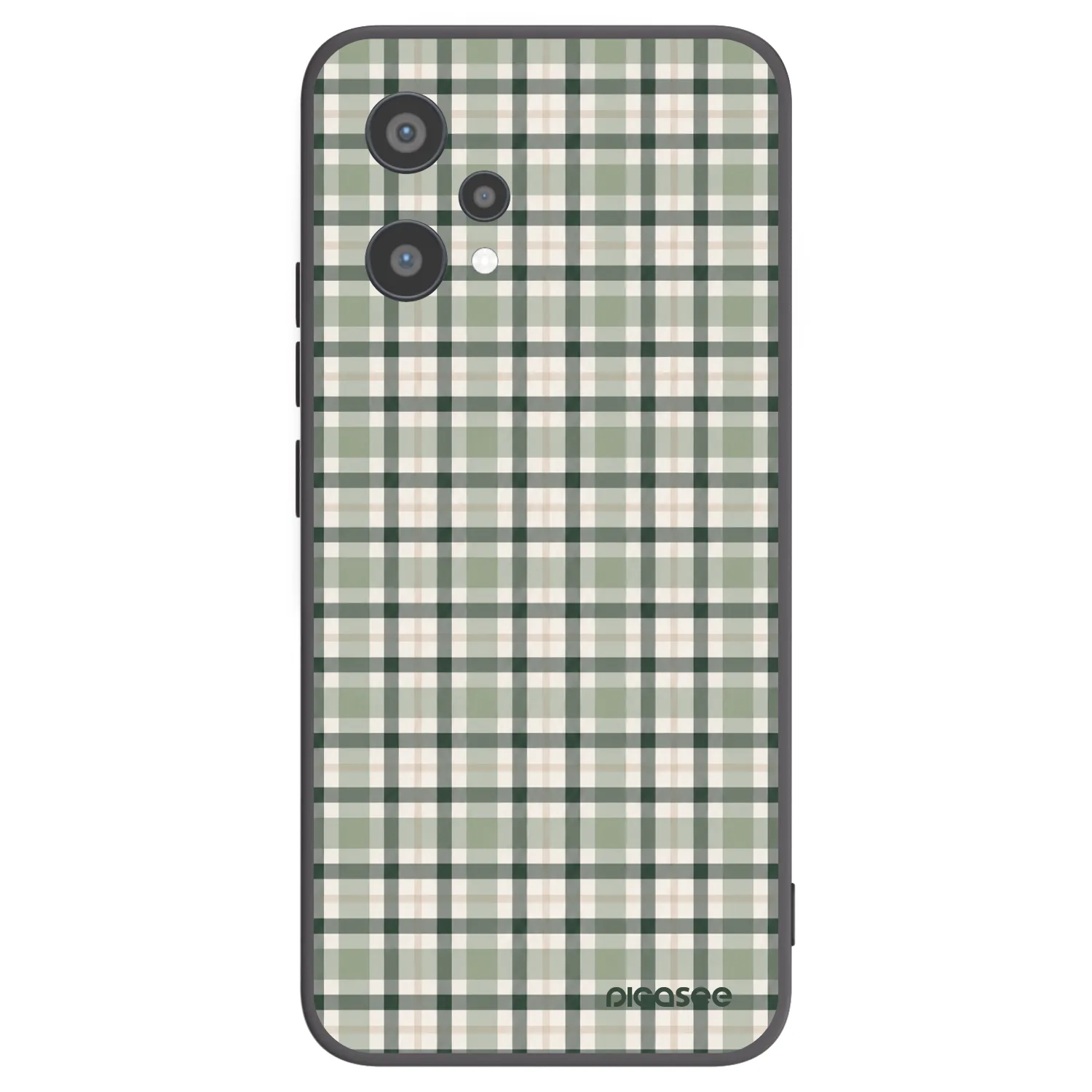 Picasee Realme 9 Pro 5G Hülle - Schwarzes Silikon - Sage Tartan