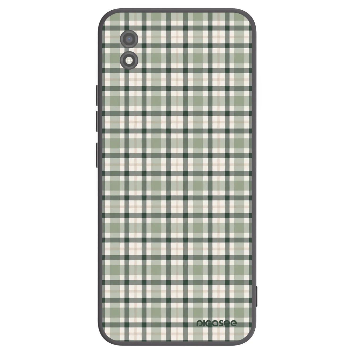 Picasee Realme C11 (2021) Hülle - Schwarzes Silikon - Sage Tartan