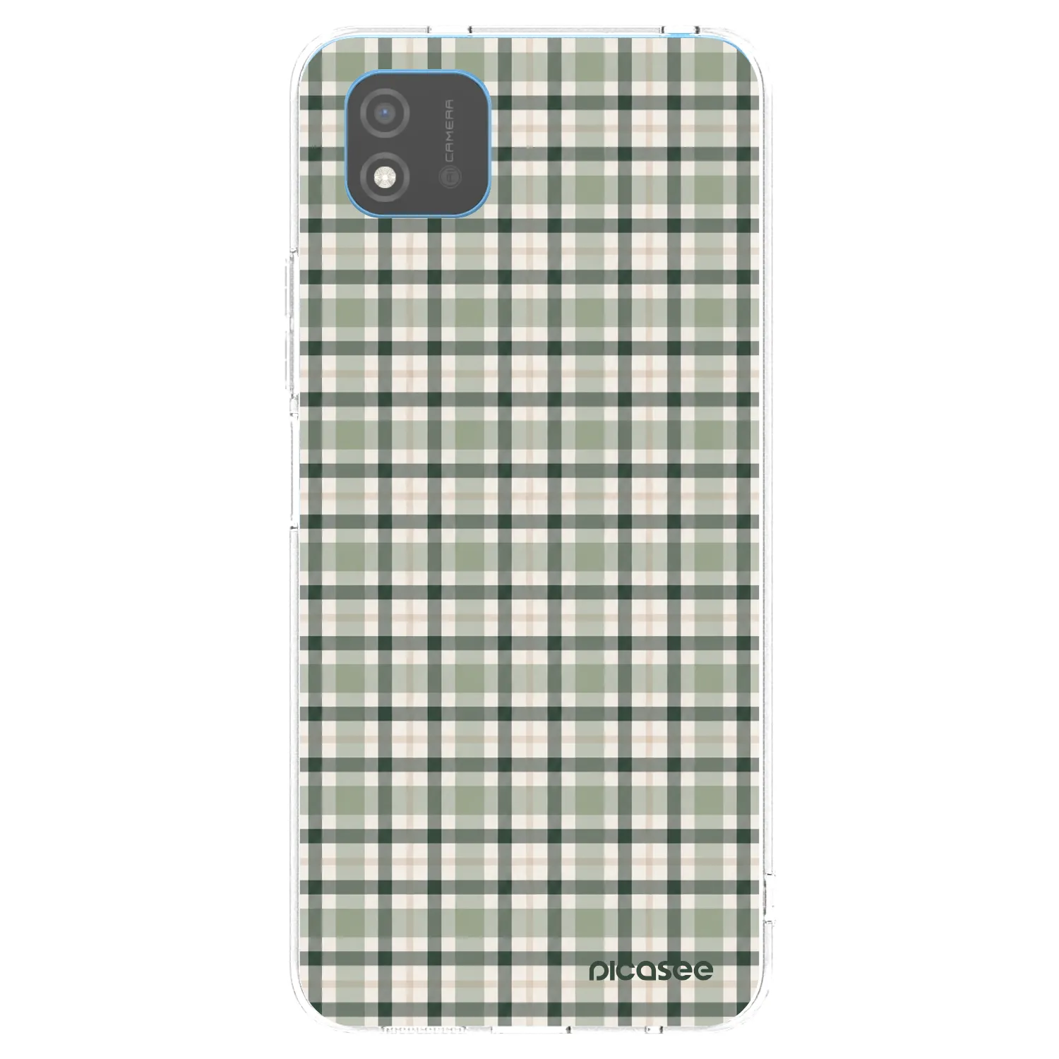 Picasee Realme C11 (2021) Hülle - Transparentes Silikon - Sage Tartan